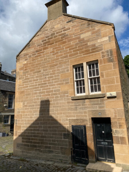 Gable Repointed, Stone Replaced and Repaired - Lennox Street, Edinburgh