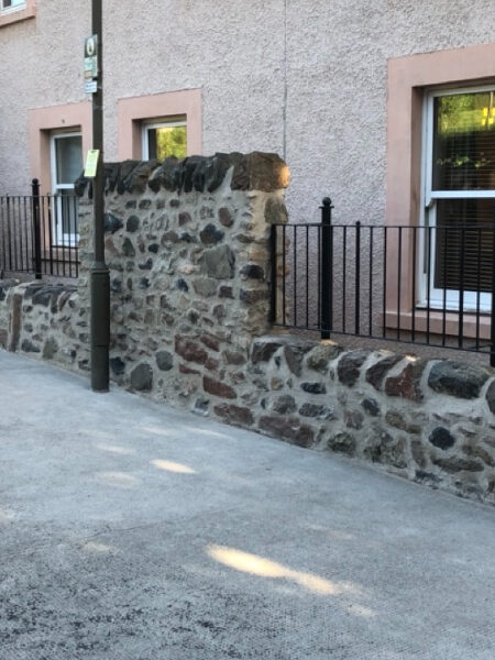 Wall Repointed - North Berwick, East Lothian