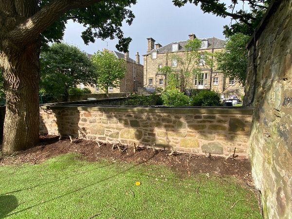 Newington Boundary Wall Repointed