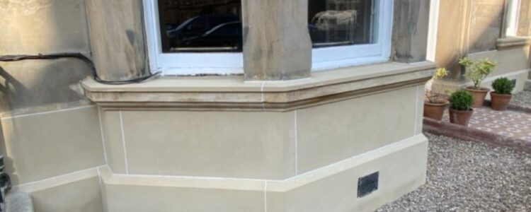 Bay Window Stone Repairs - Comely Bank, Edinburgh