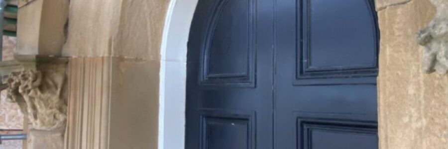 Moulded Door Arch Repairs - Portobello (Before)