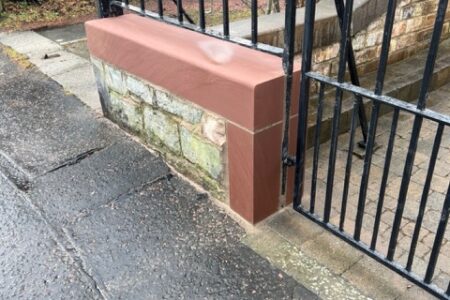 Gate Jamb and Copes Replaced - Liberton, Edinburgh Gate Jamb and Copes Replaced - Liberton, Edinburgh