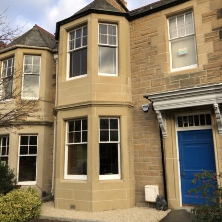 Bay Window Stone Repairs  (After)